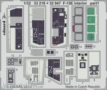 Eduard Accessories 33218 - F-15E interior for Tamiya in 1:32