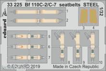 Eduard Accessories 33225 - Bf 110C-2/C-7 seatbelts STEEL for Revell in 1:32