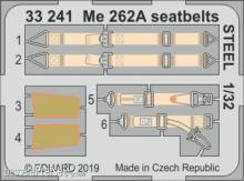 Eduard Accessories 33241 - Me 262A seatbelts STEEL f. Revell in 1:32