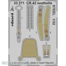 Eduard Accessories 33271 - CR.42 seatbelts STEEL for ICM in 1:32