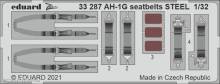 Eduard Accessories 33287 - AH-1G seatbelts STEEL 1/32 for ICM in 1:32