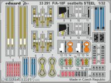 Eduard Accessories 33291 - F/A-18F seatbelts STEEL, for REVELL in 1:32