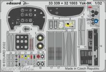Eduard Accessories 33339 - 1:32 Yak-9K for ICM