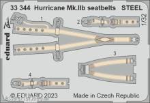 Eduard Accessories 33344 - 1:32 Hurricane Mk.IIb seatbelts STEEL 1/32 REVELL