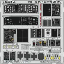 Eduard Accessories 33347 - 1:35 CH-54A 1/35 ICM