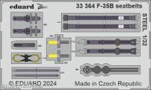 Eduard Accessories 33364 - 1/32 F-35B seatbelrs STEEL 1/32