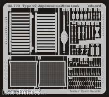 Eduard Accessories 35772 - Type 97 Japanese Medium Tank für Tamiya Bausatz 35137 in 1:35