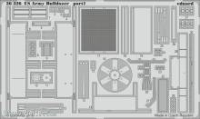 Eduard Accessories 36326 - 1:35 US Army Bulldozer for Mini Art