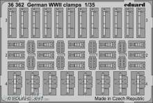 Eduard Accessories 36362 - German WW2 clamps in 1:35