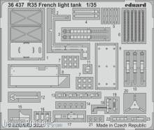 Eduard Accessories 36437 - R35 French light tank for Tamiya in 1:35