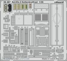 Eduard Accessories 36467 - Sd.Kfz.2 Kettenkraftrad 1/35 for TAMIYA in 1:35