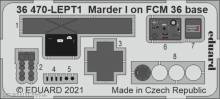 Eduard Accessories 36470 - Marder I on FCM 36 base 1/35 for ICM in 1:35