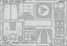 Eduard Accessories 491057 - B-17G cockpit for HKM in 1:48