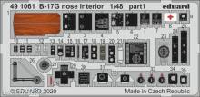Eduard Accessories 491061 - B-17G nose interior for HKM in 1:48