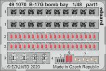 Eduard Accessories 491070 - B-17G bomb bay for HKM in 1:48