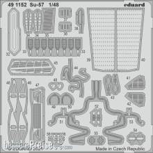 Eduard Accessories 491152 - Su-57 1/48 for ZVEZDA in 1:48