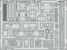 Eduard Accessories 491182 - B-17F radio compartment 1/48 for HKM in 1:48