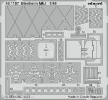 Eduard Accessories 491187 - Blenheim Mk.I 1/48 for AIRFIX in 1:48