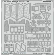 Eduard Accessories 491221 - Mirage 2000D for KINETIC in 1:48