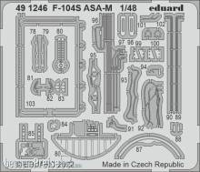 Eduard Accessories 491246 - 1:48 F-104S ASA-M for KINETIC