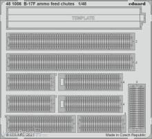 Eduard Accessories 481056 - B-17F ammo feed chutes 1/48 for HKM in 1:48