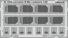 Eduard Accessories 481059 - Lancaster B Mk.I radiators 1/48 for HKM in 1:48