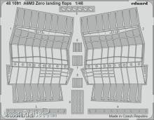 Eduard Accessories 481091 - 1:48 A6M3 Zero landing flaps for EDUARD