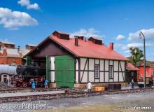 Kibri 39438 - Spur H0 Lokschuppen, zweiständig