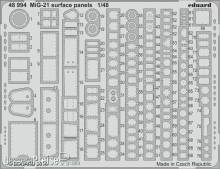 Eduard Accessories 48994 - MiG-21 surface panels for Eduard in 1:48