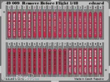 Eduard Accessories 49009 - Remove Before Flight in 1:48