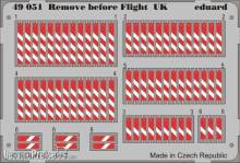 Eduard Accessories 49051 - 1:48 Remove before flight UK