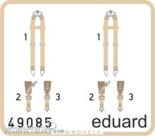 Eduard Accessories 49085 - 1:48 Seatbelts Luftwaffe WWII bombers SUPERFA