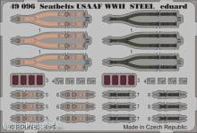 Eduard Accessories 49096 - Seatbelts USAAF WWII STEEL in 1:48