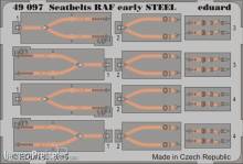 Eduard Accessories 49097 - Seatbeltes RAF early STEEL in 1:48