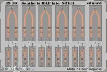 Eduard Accessories 49101 - Seatbelts RAF late STEEL in 1:48