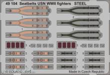 Eduard Accessories 49104 - Seatbelts USN WWII fighters STEEL in 1:48