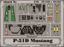 Eduard Accessories 49216 - P-51D Mustang für Tamiya Bausatz in 1:48
