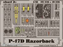 Eduard Accessories 49226 - P-47D Razorback für Tamiya Bausatz in 1:48