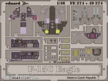 Eduard Accessories 49274 - F-15C Eagle Interior Set in 1:48