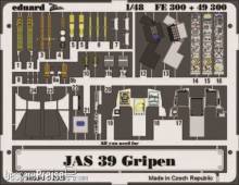 Eduard Accessories 49300 - JAS-39 Gripen für Italeri Bausatz in 1:48