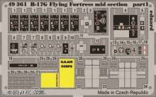 Eduard Accessories 49361 - B-17G Flying Fortress mid section für Revell/Monogram Bausatz in 1:48
