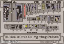 Eduard Accessories 49383 - F-16CJ Block 50 Fighting Falcon, Für Tamiya Bausatz in 1:48