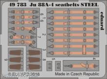 Eduard Accessories 49783 - Ju 88A-4 seatbelts STEEL for ICM in 1:48