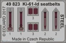 Eduard Accessories 49823 - Ki-61-Id seatbelts STEEL for Tamiya in 1:48
