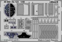 Eduard Accessories 49860 - Hs 123 for Gaspatch Models in 1:48