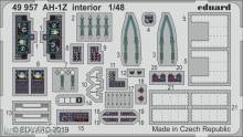 Eduard Accessories 49957 - AH-1Z interior for Kitty Hawk in 1:48