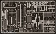 Eduard Accessories 53005 - Flugzeugträger USS Hornet CV 8 Fotoätzsatz in 1:350