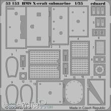 Eduard Accessories 53153 - HMS X-craft submarine for Merit in 1:35
