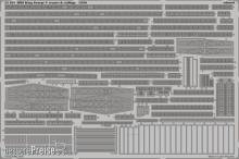 Eduard Accessories 53165 - HMS King GeorgeV cranes&railings f.Tamiy in 1:72