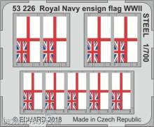 Eduard Accessories 53226 - Royal Navy ensign flag WWII STEEL in 1:700